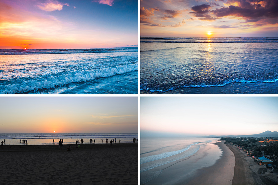 Pantai di Kuta Bali