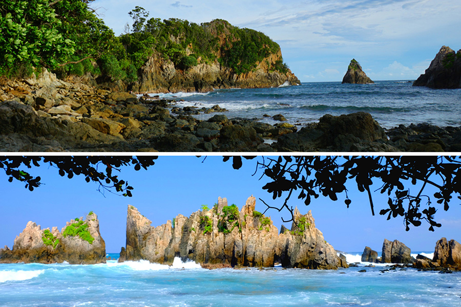 Pantai di Lampung