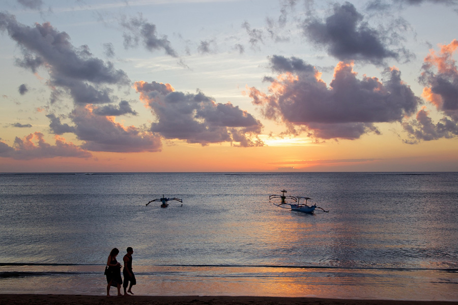 Pantai di Kuta Bali