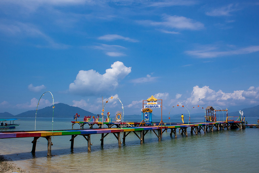 Pantai di Lampung