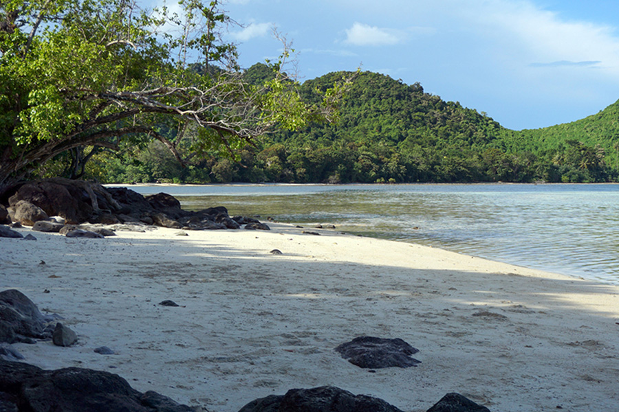 Pantai di Lampung