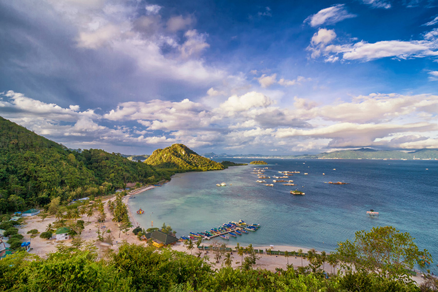 Pantai di Lampung