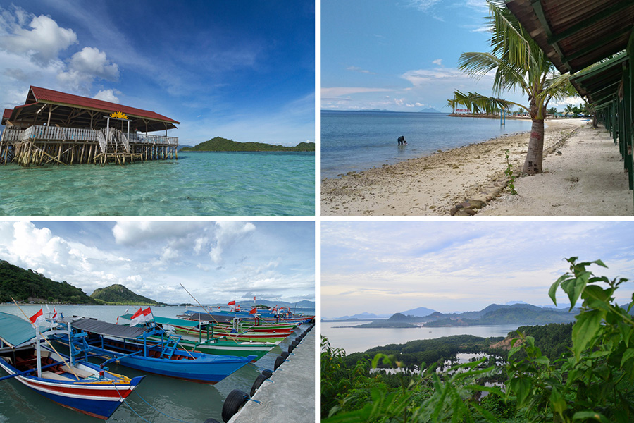 Pantai di Lampung