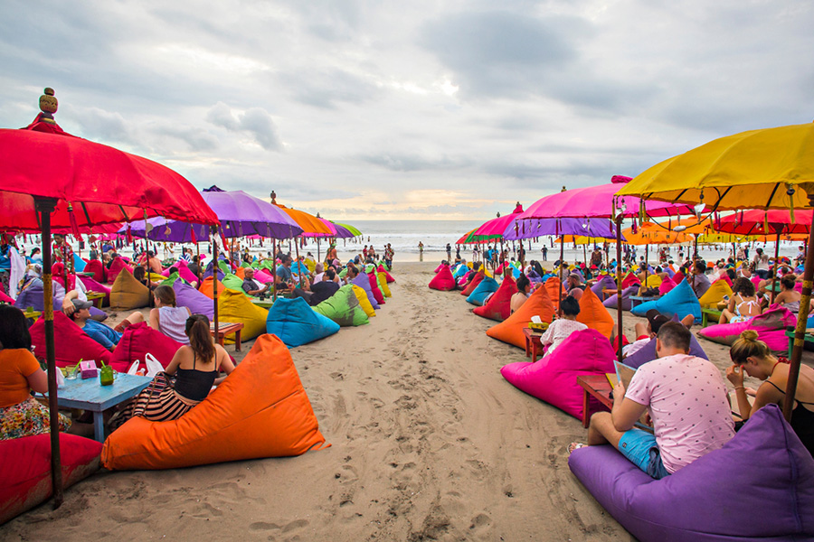 Pantai di Kuta Bali