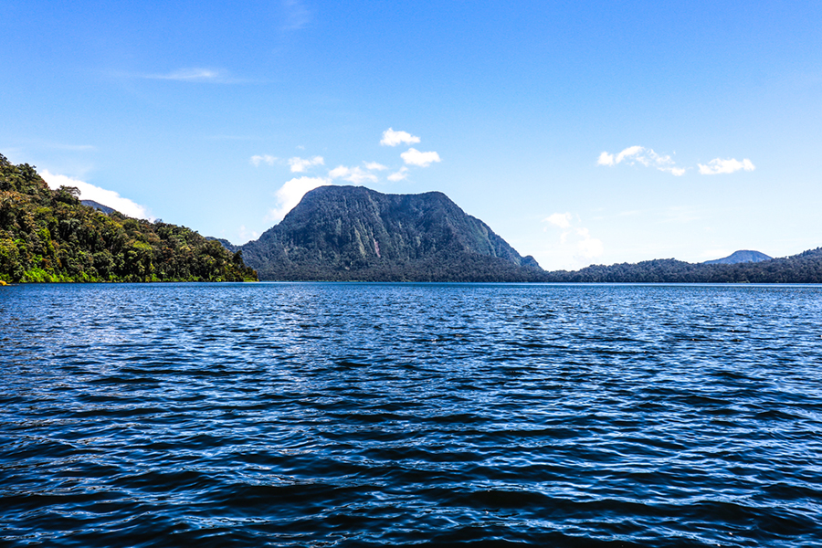 unique lakes in Indonesia