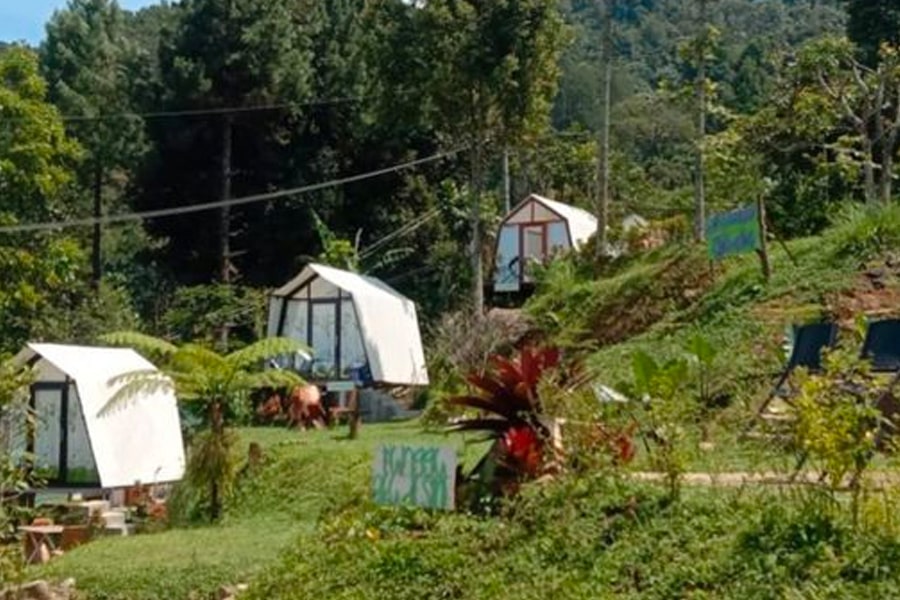 glamping dan penginapan dekat alam di jawa barat