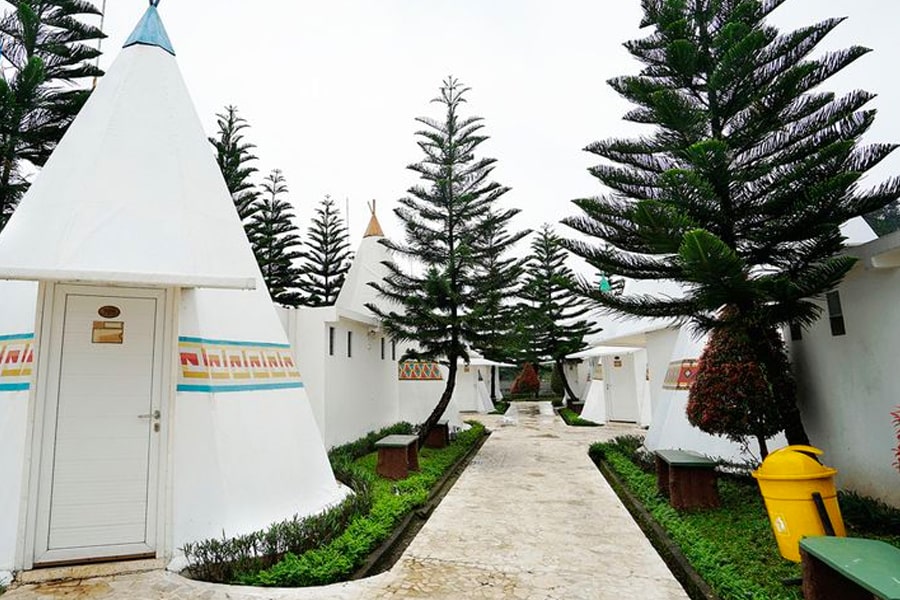 glamping dan penginapan dekat alam di bandung