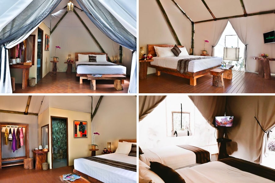 glamping dan penginapan dekat alam di bandung