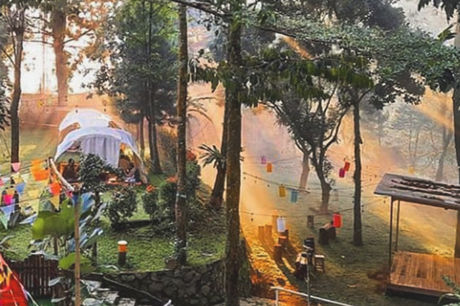 recommended glamping places in bogor