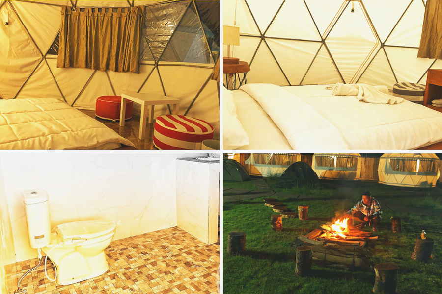 igloo glamping bali
