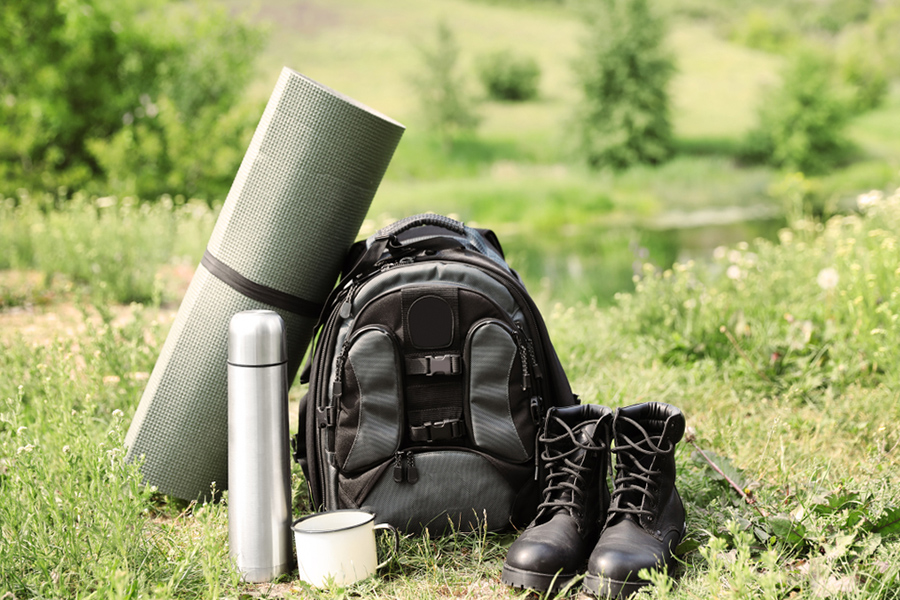 camping equipment at merese hill