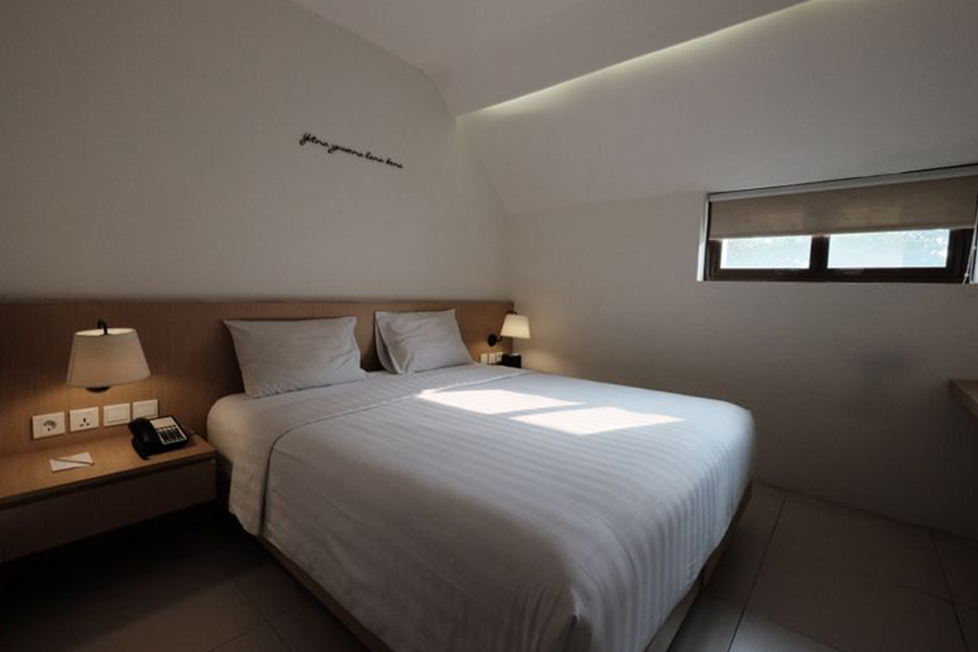 bedroom one bed pesona pangrongo villa in west java