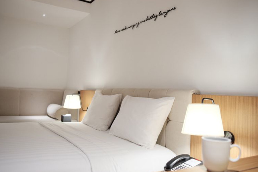 bedroom one bed pesona pangrongo villa in west java