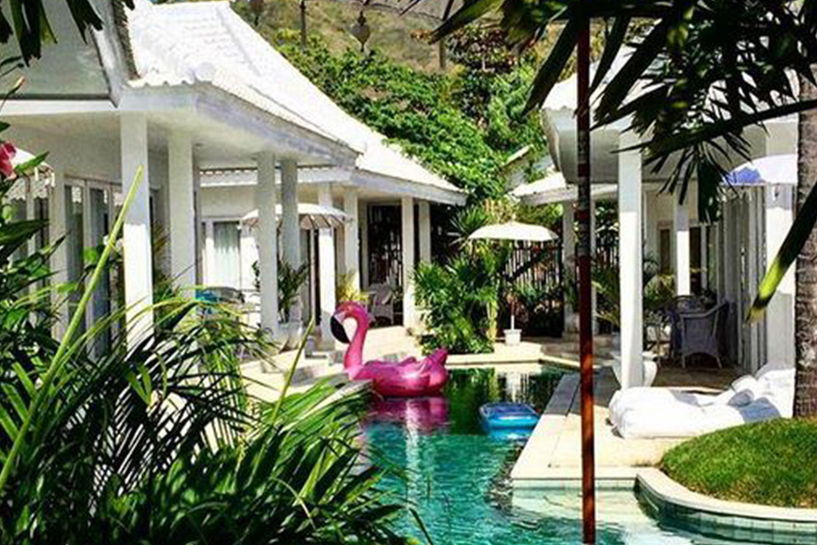 Villa unik di Lombok