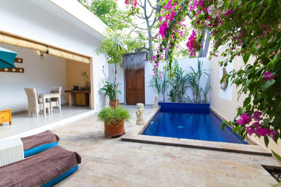 Villa unik di Lombok