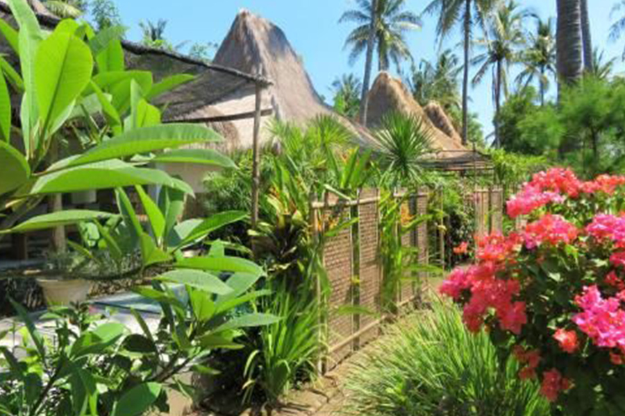 Villa unik di Lombok