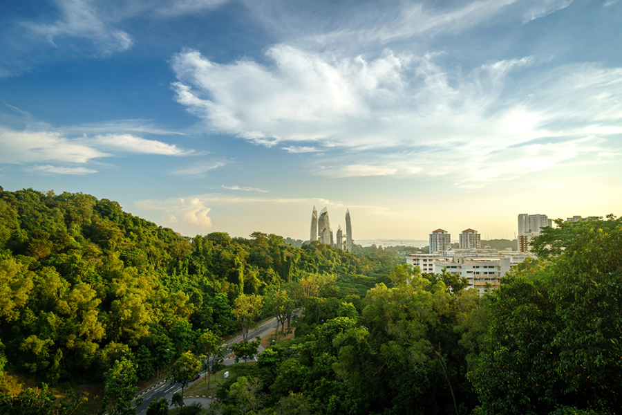 tempat romantis di singapore