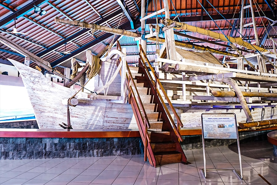 Kapal Samudraraksa di Museum Magelang