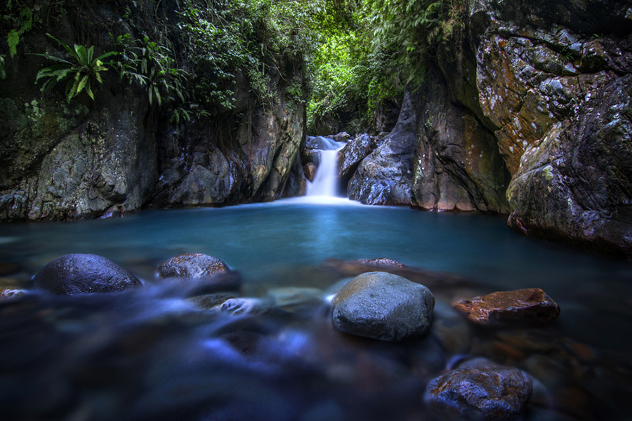 tempat wisata instagramable di Bogor - Curug Leuwi Hejo