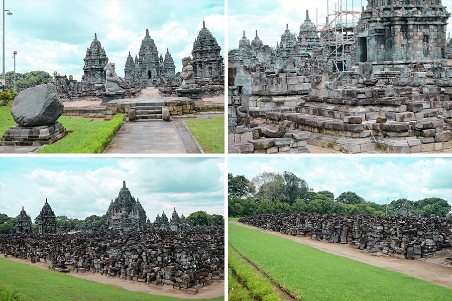 Pemandangan Tempat Wisata Candi Sewu