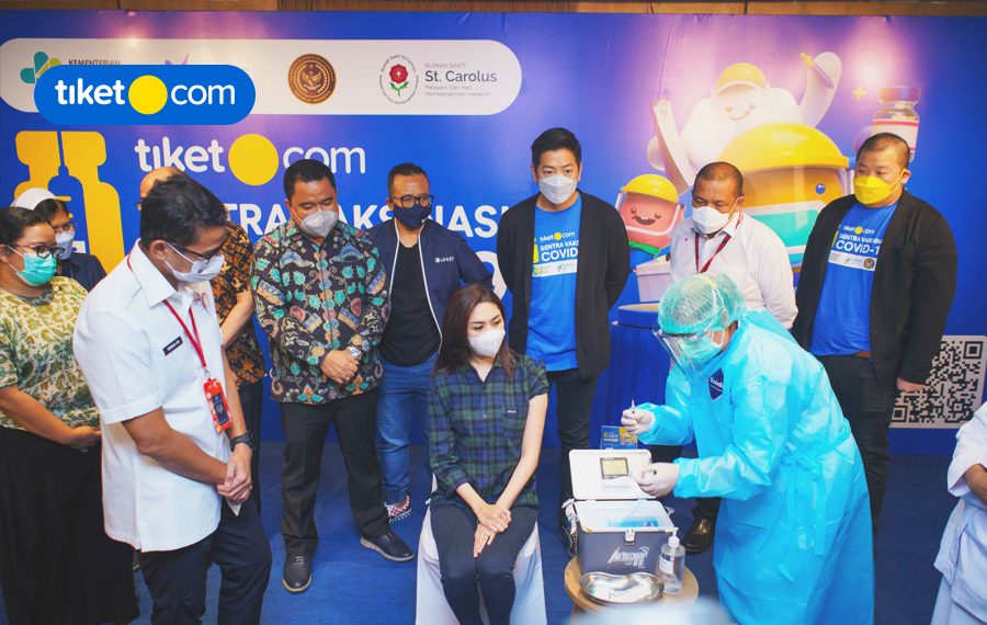 tiket.com Menjadi Brand Perdana yang Resmikan Sentra Vaksinasi Covid-19 untuk Usia 18+
