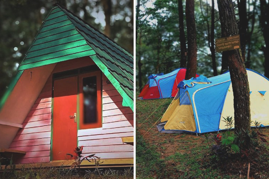 recommended glamping places in bogor