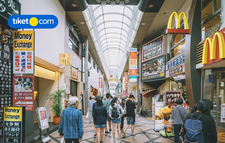 Belanja Murah Meriah di Higashimuki Shopping Street di Nara, Jepang