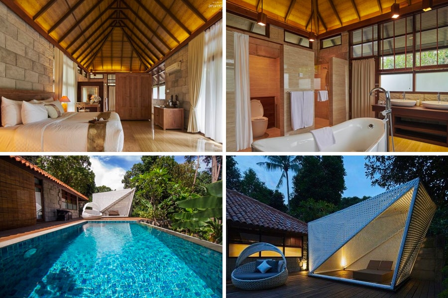 villa dekat pantai di Indonesia