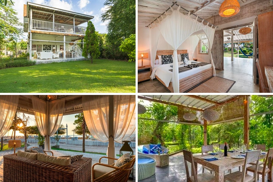 villa dekat pantai di Indonesia
