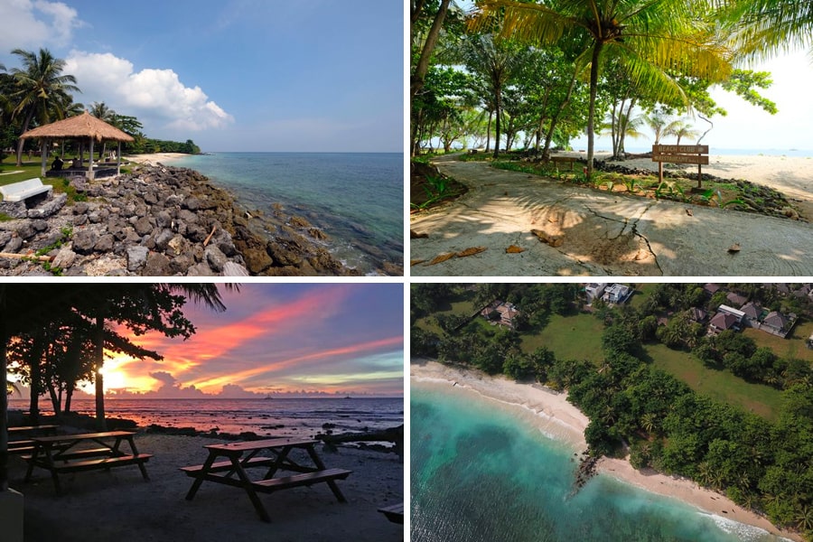 villa dekat pantai di Indonesia