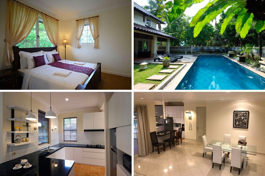 villa dekat pantai di Indonesia