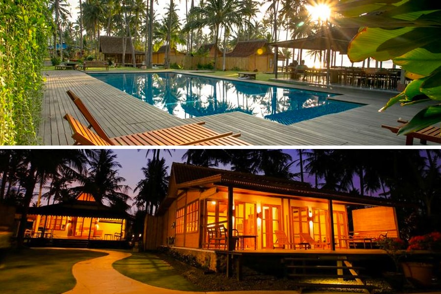 villa dekat pantai di Indonesia