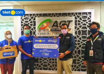 Terus Berkontribusi di Tengah Pandemi, tiket.com Kembali Membuka Penggalangan Dana tiket.com Berbagi Tahap Ketiga